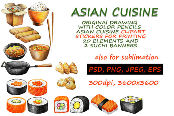 Download Asian Food Clipart, Asian Cuisine - Cuisine Collection