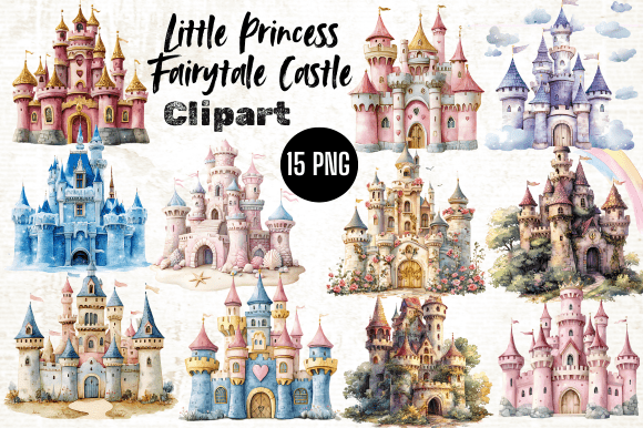 Download Little Princess Fairytale Castle Clipart - Premium Resources