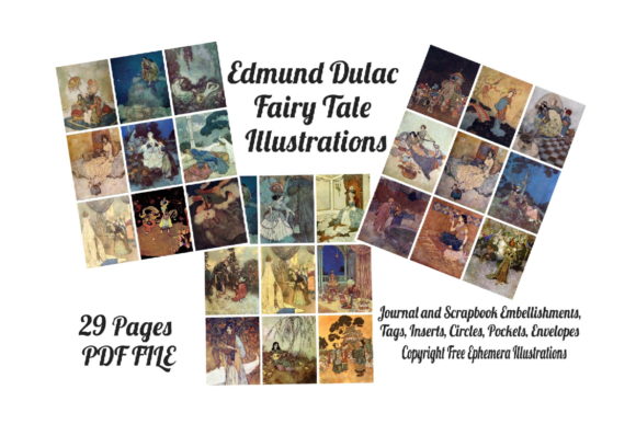 Download Edmund Dulac Vintage Fairy Tale Images 1 - Premium Resources