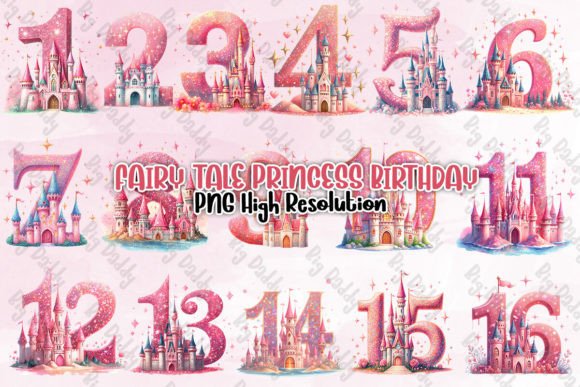 Download Fairy Tale Princess Birthday Sublimation - Premium Resources