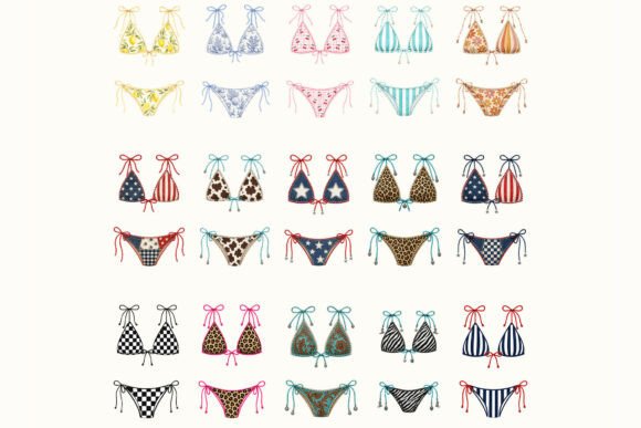 Download Bikini PNG Designs Bundle Summer Clipart - Designs Collection