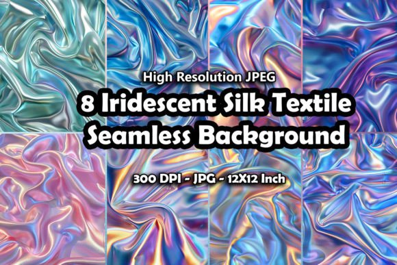 Download 8 Iridescent Silk Textile Background - Silk Collection