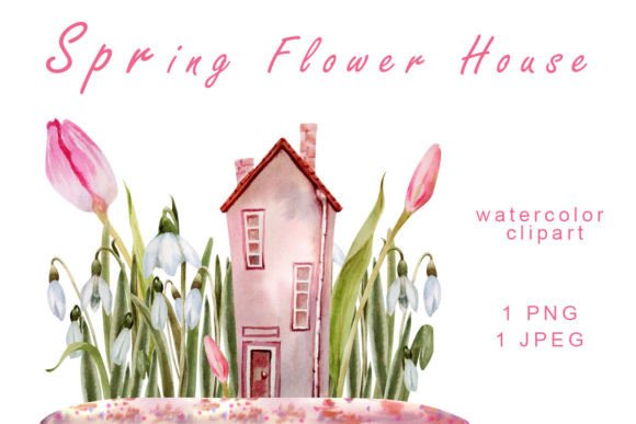 Download Fairy-tale House PNG Watercolor Clipart - Premium Resources